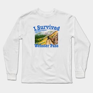 I Survived Webster Pass, Colorado Long Sleeve T-Shirt